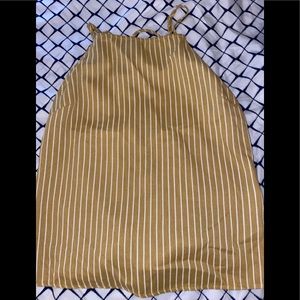 Francescas yellow tank top, size xs